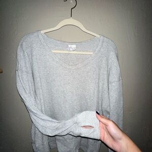 Aerie Cozy Gray Women's Top